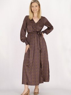 Artikelbild Damen Kleid von Usha in purple gemustert