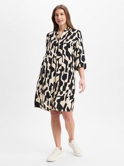 Artikelbild Damen Kleid von s.Oliver in schwarz beige gemustert