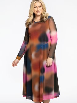 Artikelbild Damen Kleid von YOEK in mehrfarbig bedruckt