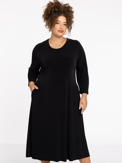 Artikelbild Damen Kleid von YOEK in schwarz uni