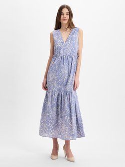 Artikelbild Damen Kleid von comma casual identity in flieder gemustert
