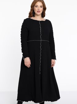 Artikelbild Damen Kleid von YOEK in schwarz bedruckt