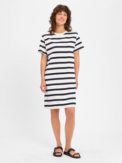 Artikelbild Damen Kleid von Marie Lund in ecru marine gestreift