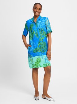 Artikelbild Damen Kleid von Betty Barclay in blau grün gemustert