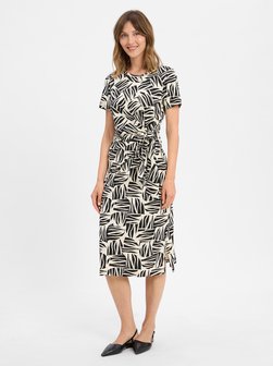 Artikelbild Damen Kleid von s.Oliver in schwarz ecru gemustert