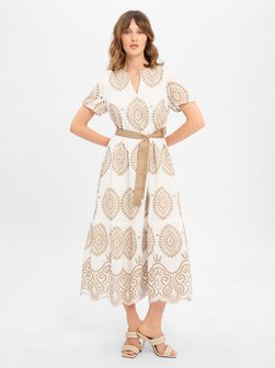 Artikelbild Damen Kleid von More & More in weiß beige gemustert