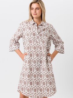 Artikelbild Damen Kleid von TUZZI in ecru gemustert