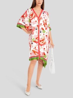 Artikelbild Damen Kleid von Marc Cain in koralle gemustert