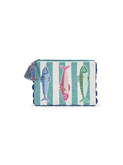 Damen Kosmetiktasche - Fish Parade
