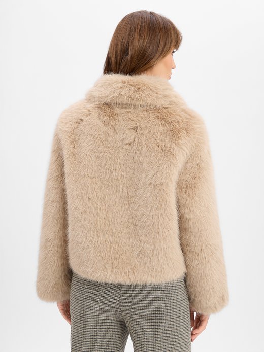 Damen Kunsfelljacke