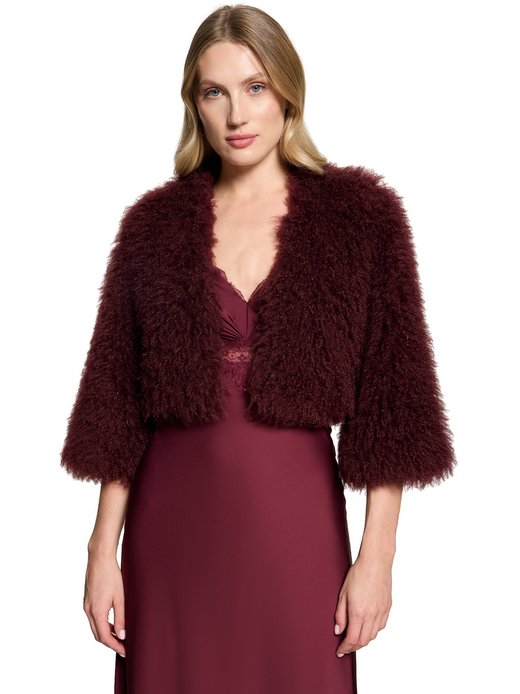 Damen Kunstfell-Bolero