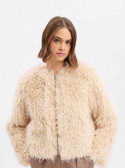 Damen Kunstfell-Jacke - Heti