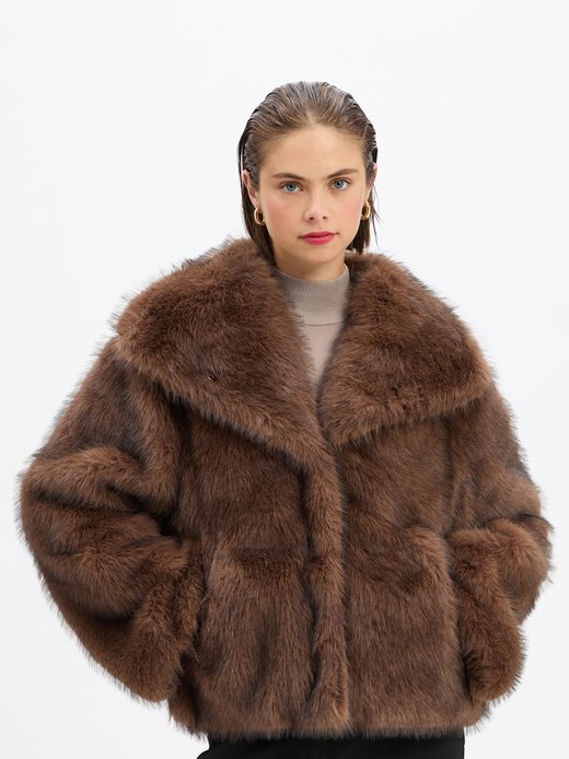 Damen Kunstfell-Jacke - Stephanie