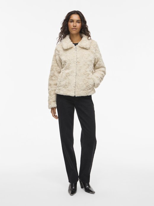 Damen Kunstfell-Jacke - Vidorte