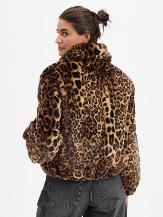 Damen Kunstfell-Jacke