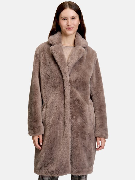 Damen Kunstfell-Jacke