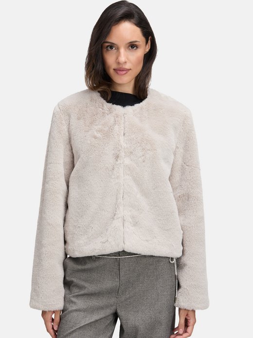 Damen Kunstfell-Jacke