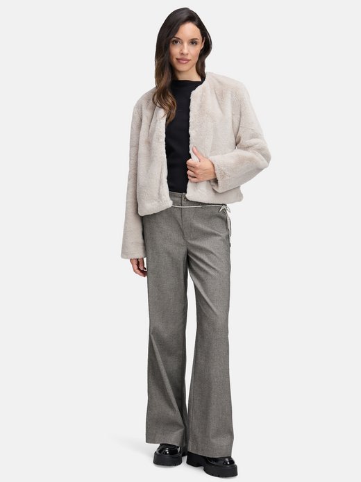 Damen Kunstfell-Jacke