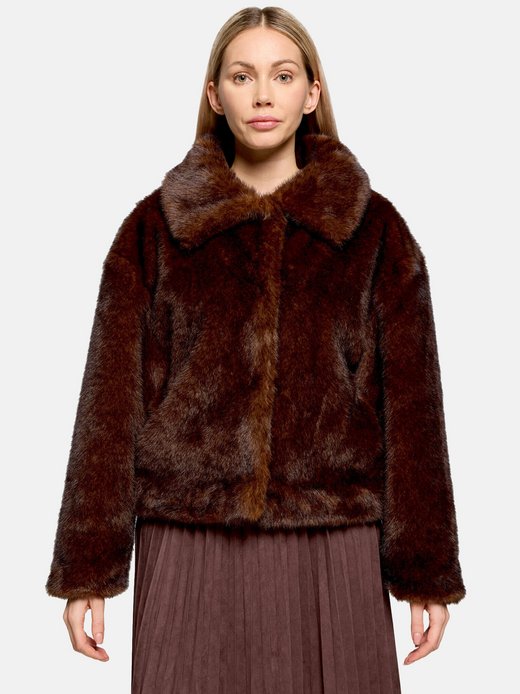 Damen Kunstfell-Jacke