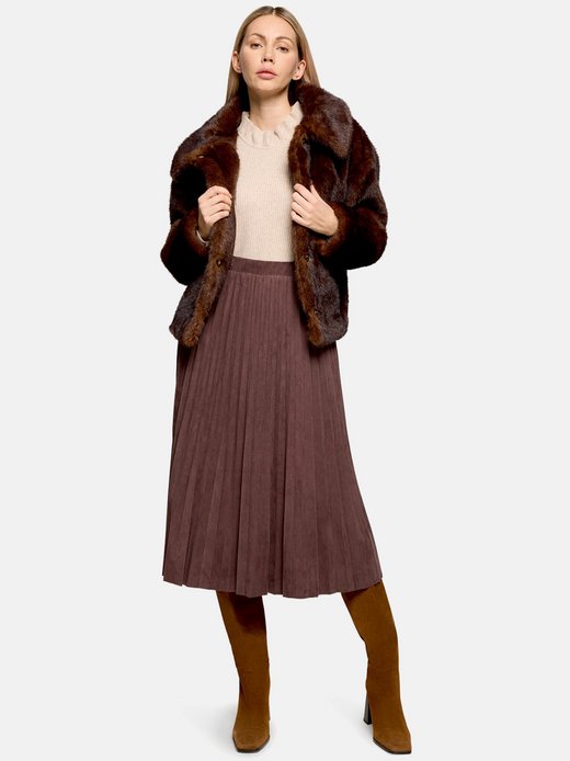 Damen Kunstfell-Jacke