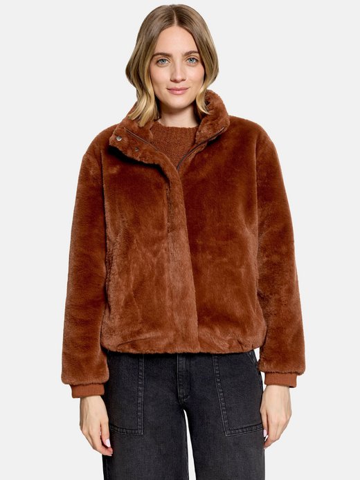 Damen Kunstfell-Jacke