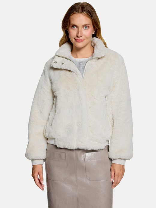 Damen Kunstfell-Jacke