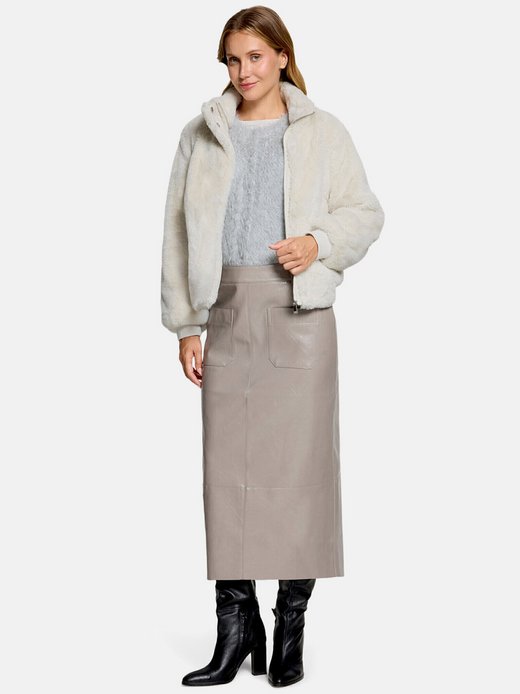 Damen Kunstfell-Jacke