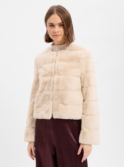 Damen Kunstfell-Jacke