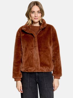 Damen Kunstfell-Jacke