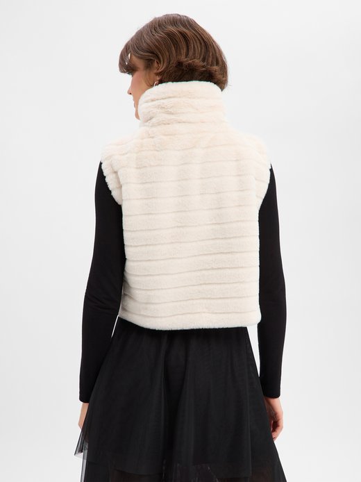 Damen Kunstfell-Weste