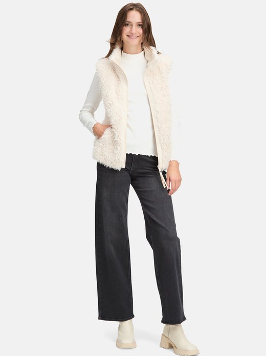 Damen Kunstfell-Weste