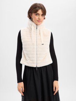 Damen Kunstfell-Weste