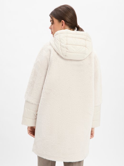 Damen Kunstfelljacke