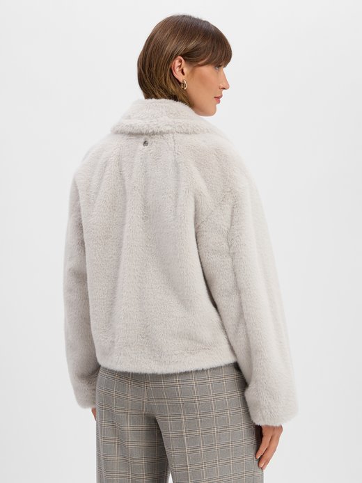 Damen Kunstfelljacke