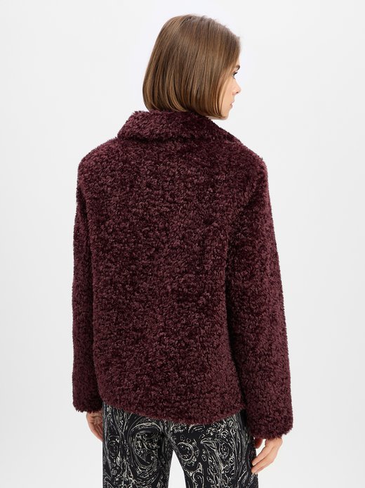 Damen Kunstfelljacke
