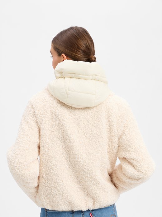 Damen Kunstfelljacke