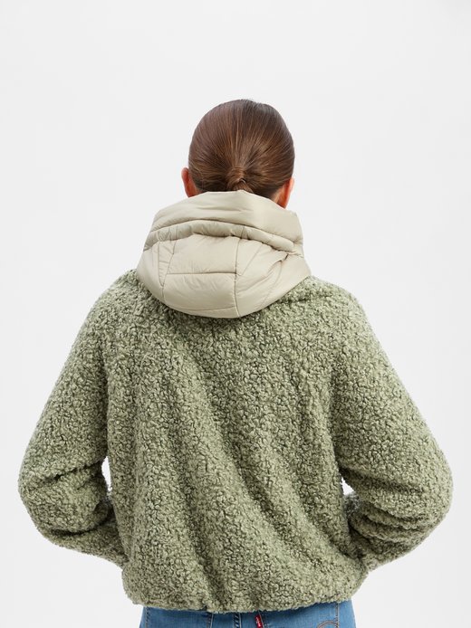 Damen Kunstfelljacke