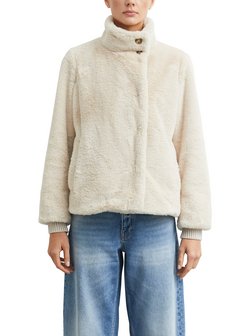 Damen Kunstfelljacke