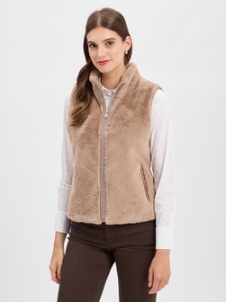 Damen Kunstfellweste