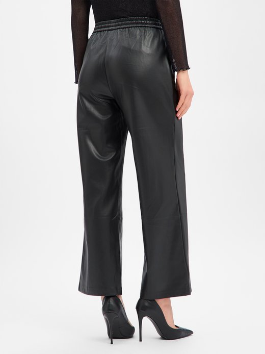 Damen Kunstleder-Hose