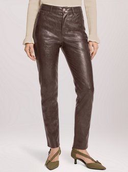 Damen Kunstleder-Hose