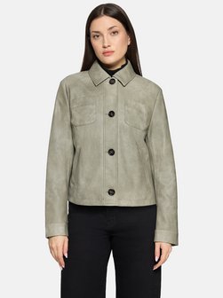 Damen Kunstleder-Jacke