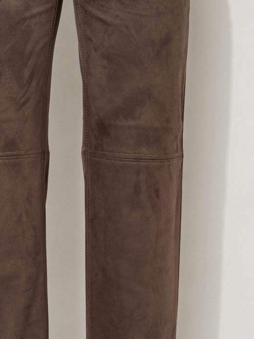 Damen Kunstlederhose - Audrey Straight Pocket
