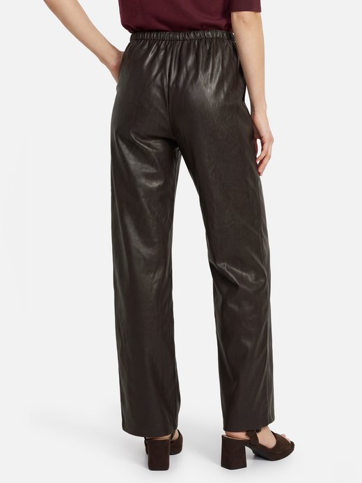 Damen Kunstlederhose - ONLMini