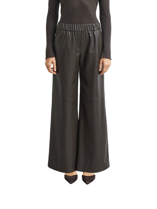 Damen Kunstlederhose