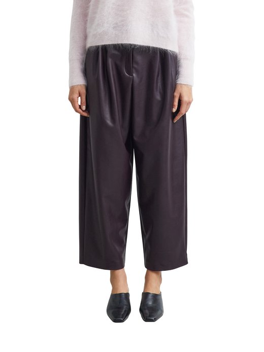 Damen Kunstlederhose