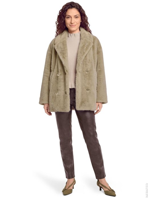 Damen Kunstlederhose