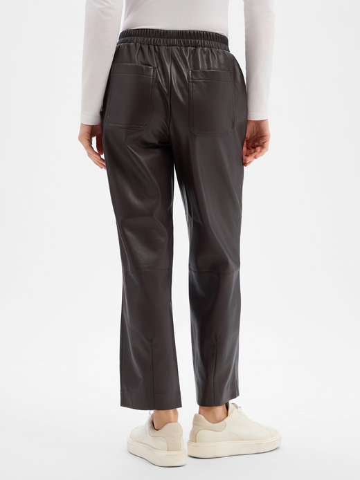 Damen Kunstlederhose
