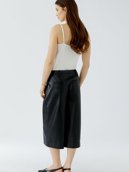 Damen Kunstlederhose