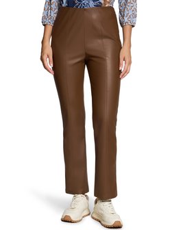 Damen Kunstlederhose